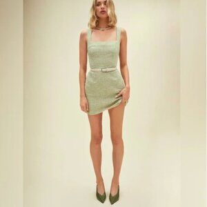 NWT Reformation Celosia Linen Mini Dress - 12